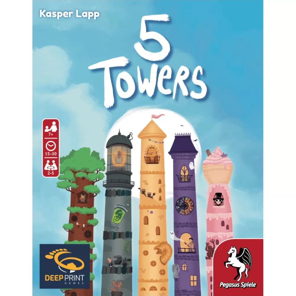 Pegasus Spiele 5 Towers | Familjespel