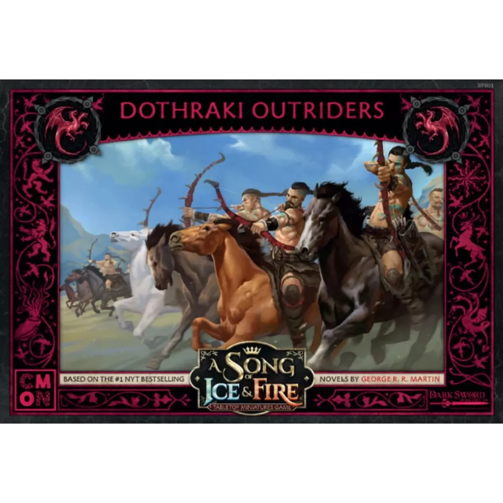 Shop Cool Mini or Not A Song Of Ice & Fire: Miniatures Game - Dothraki Outriders (Exp.)
