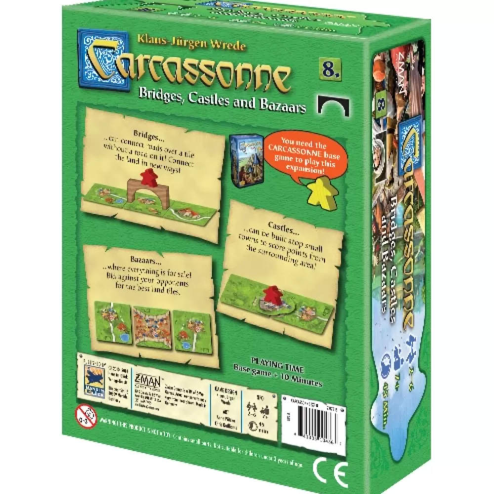 Discount Z-MAN Games Carcassonne: Bridges, Castles, & Bazaars (Exp.) (Eng)