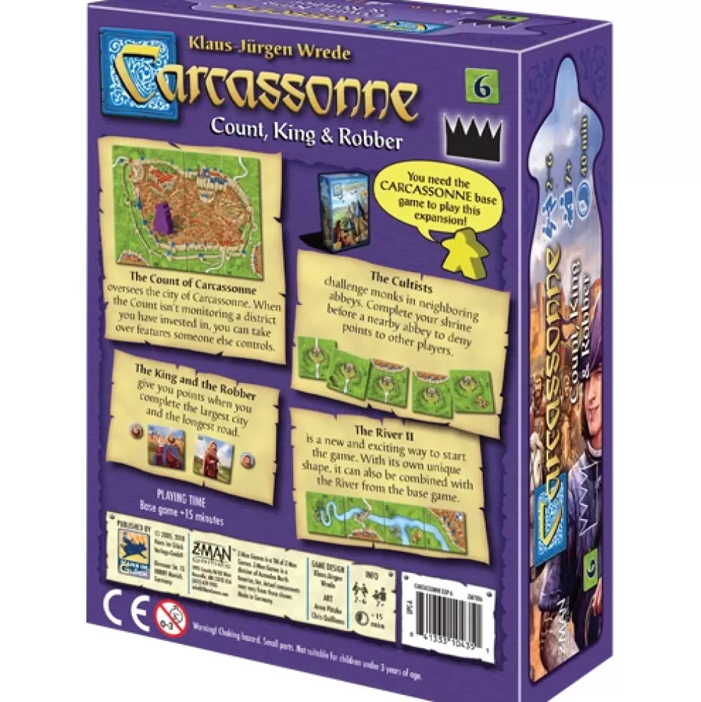 Best Z-MAN Games Carcassonne: Count, King & Robber (Exp) (Eng)