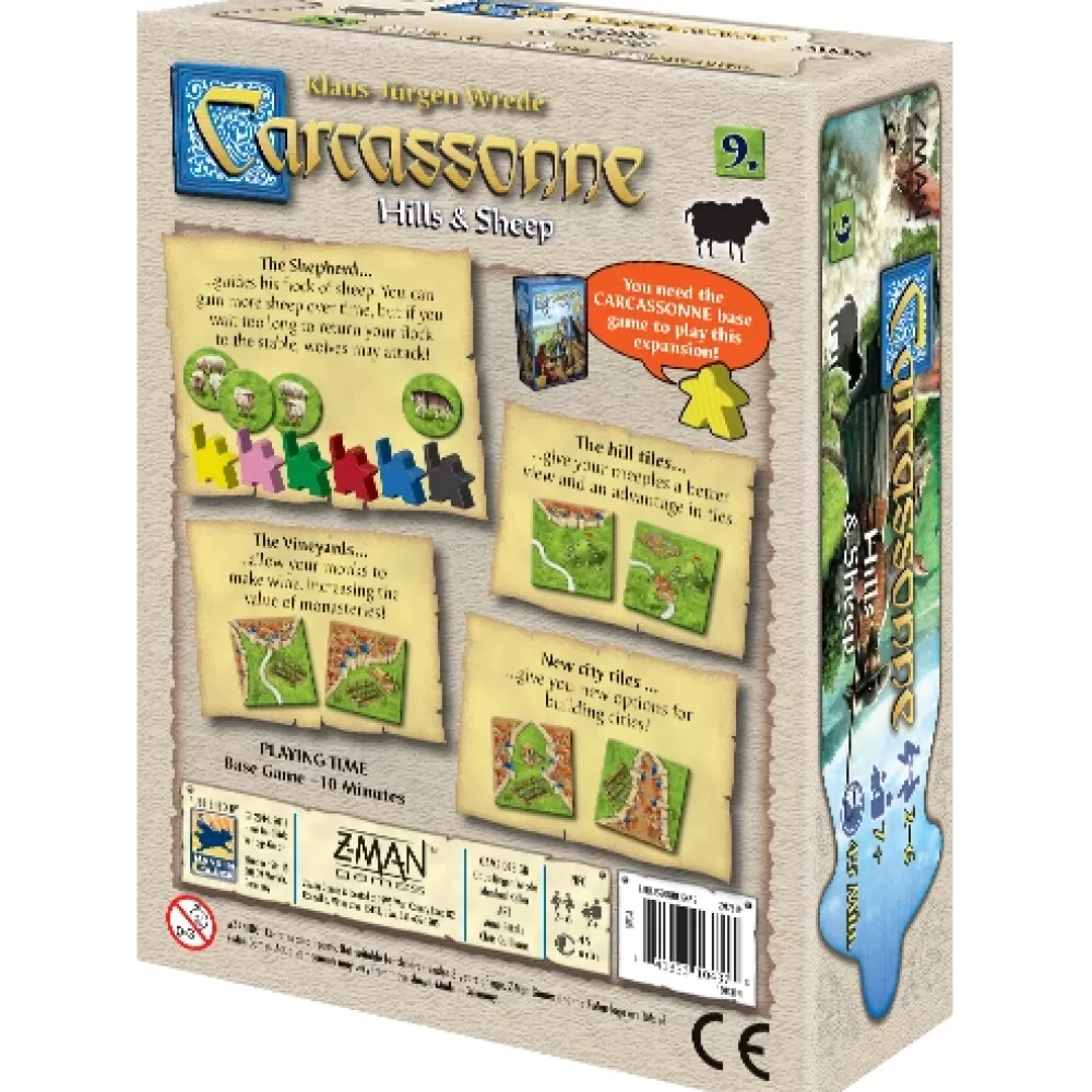 Shop Z-MAN Games Carcassonne: Hills & Sheep (Exp)