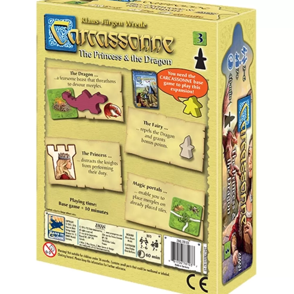 Best Sale Z-MAN Games Carcassonne: The Princess & The Dragon (Exp.) (Eng)