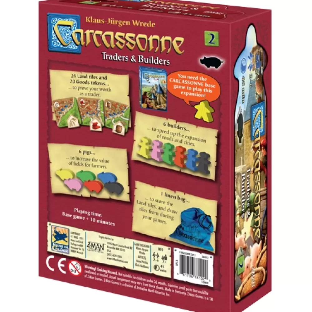 Fashion Z-MAN Games Carcassonne: Traders & Builders (Exp.) (Eng)