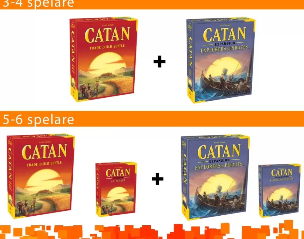 Best Sale Mayfair Games Catan (5Th Edition): Explorers & Pirates - 5-6 Players (Exp.)