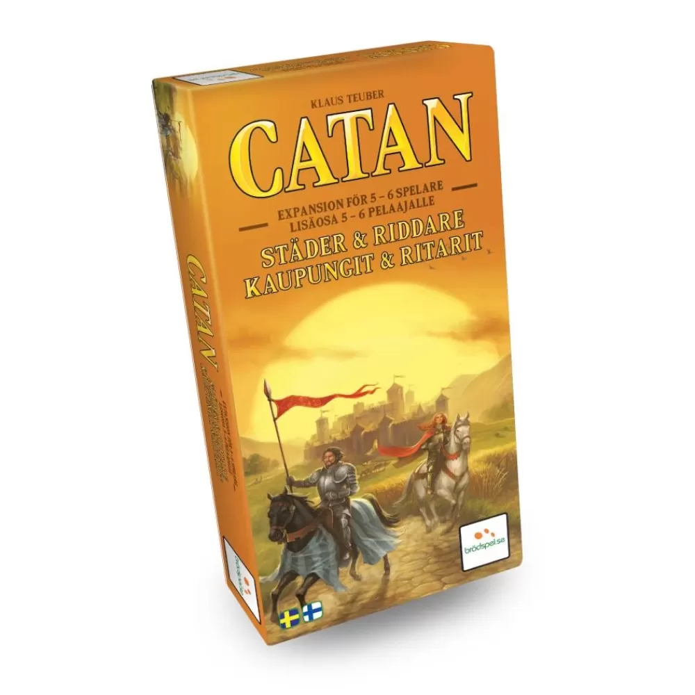 Cheap Lautapelit Catan: Stader & Riddare 5-6 Spelare (Exp.)