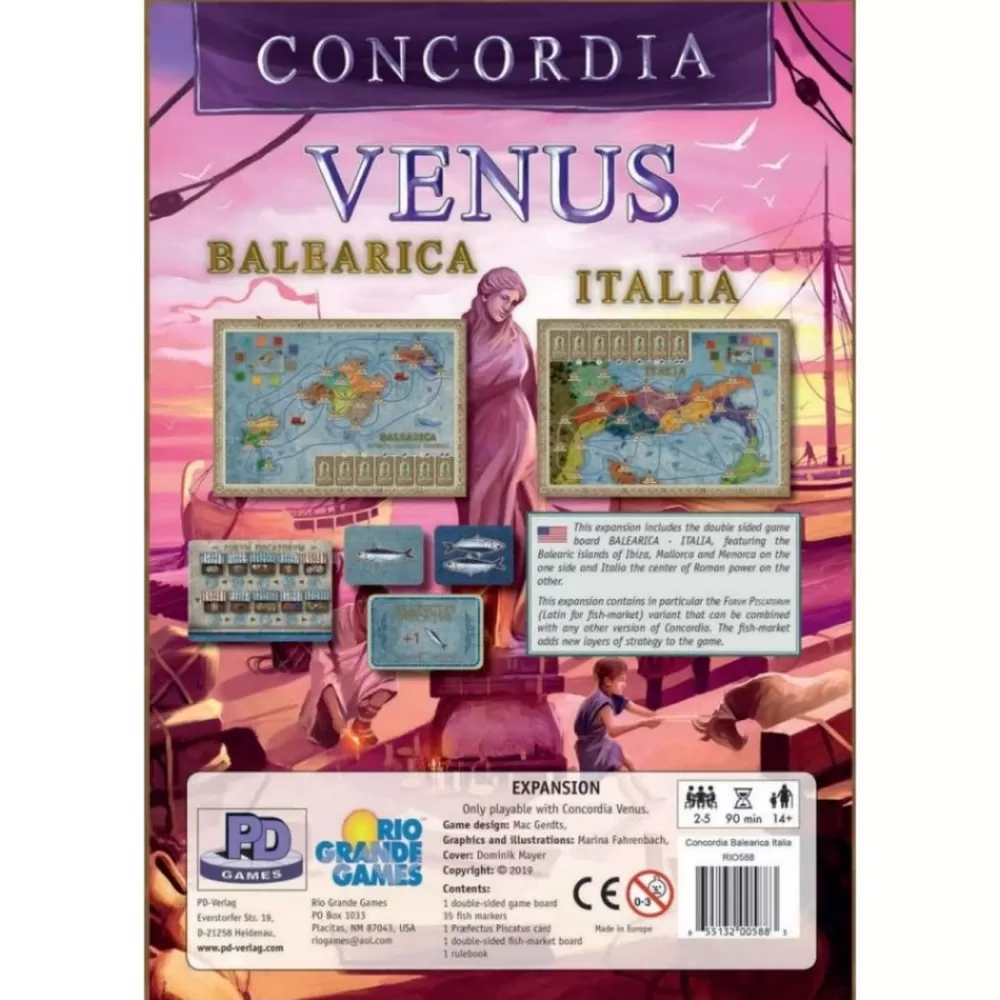 Cheap Rio Grande Games Concordia Venus: Balearica / Italia (Exp.)