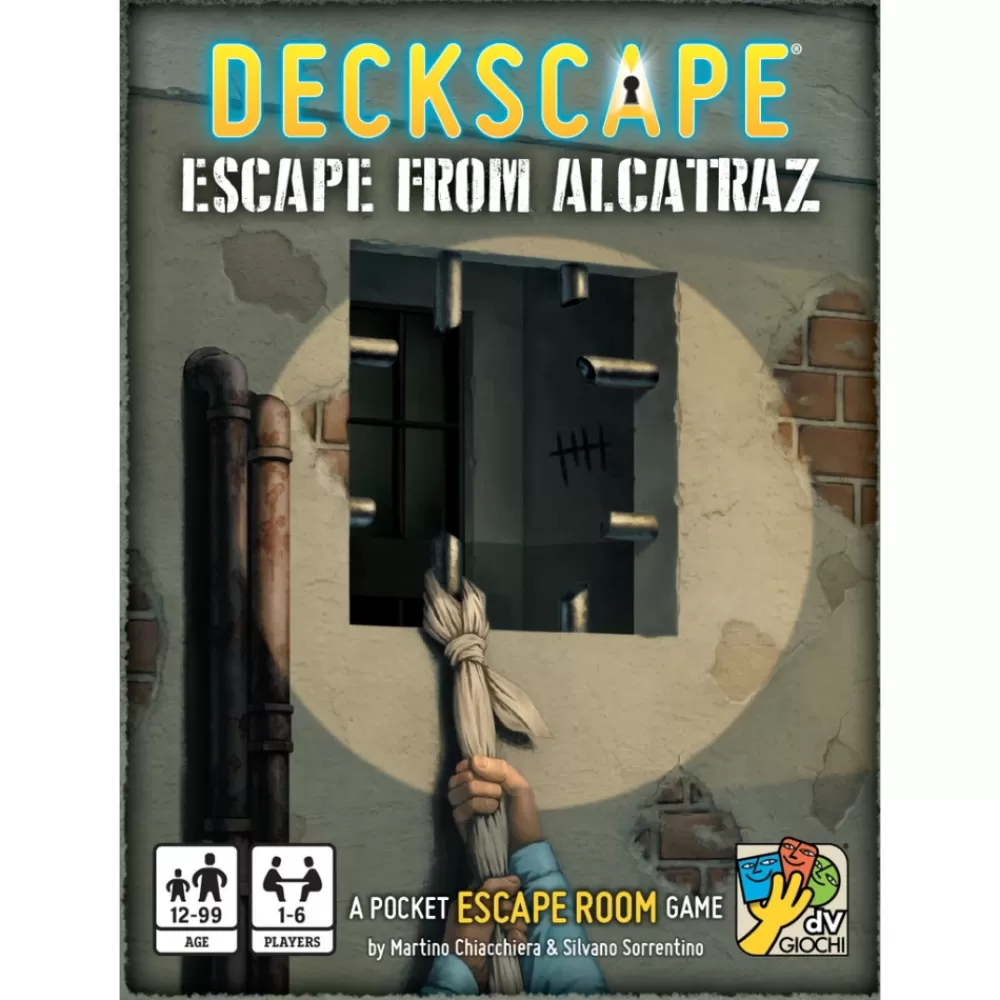 Dv Giochi Deckscape: Escape From Alcatraz | Kortspel