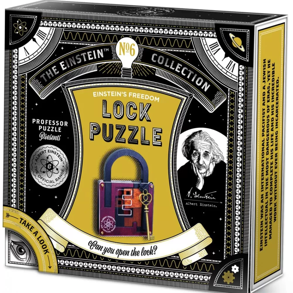 Professor Puzzle Einstein Lock Puzzle | Knep & Knåp