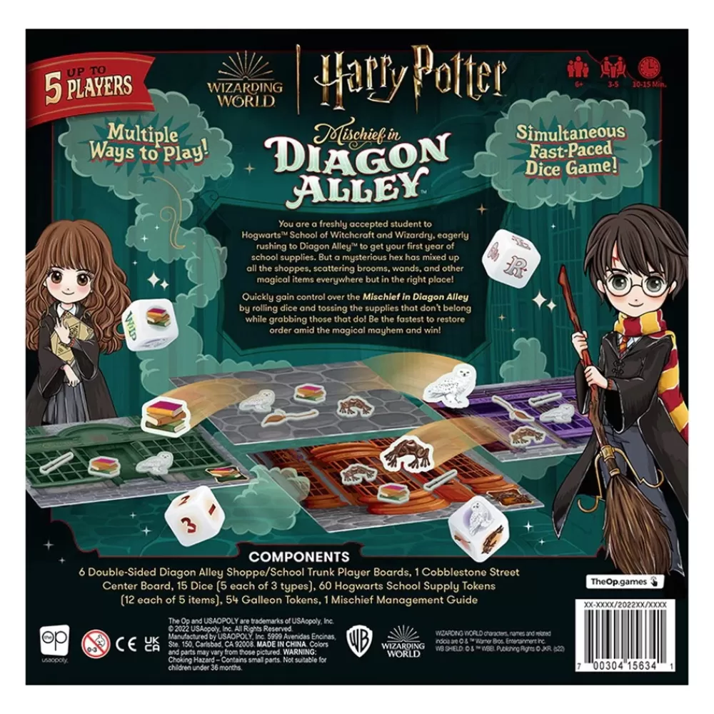 Usaopoly Harry Potter: Mischief In Diagon Alley | Familjespel