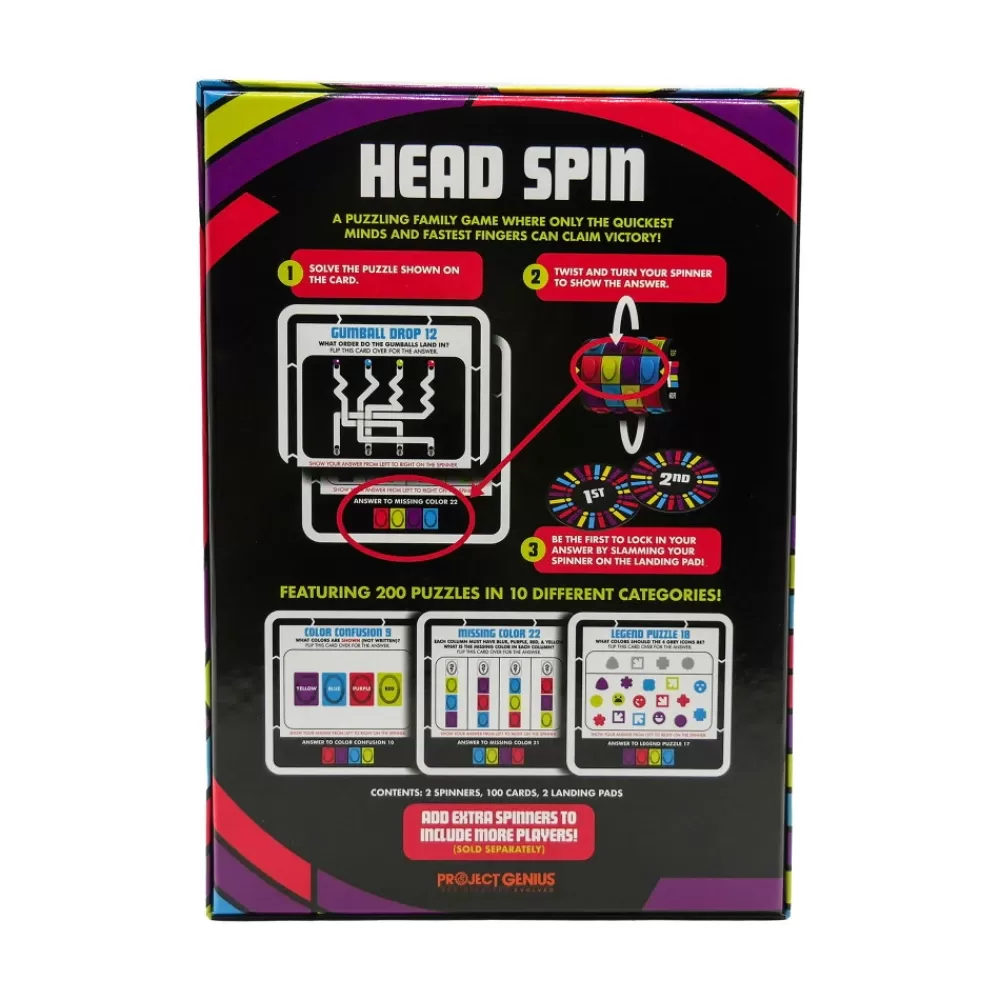 Project Genius Head Spin | Familjespel