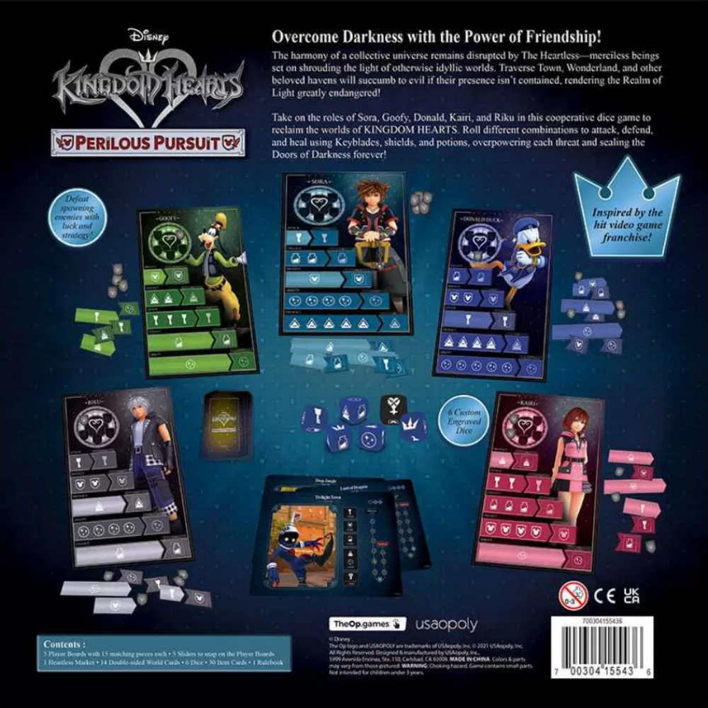 Usaopoly Kingdom Hearts: Perilous Pursuit | Familjespel