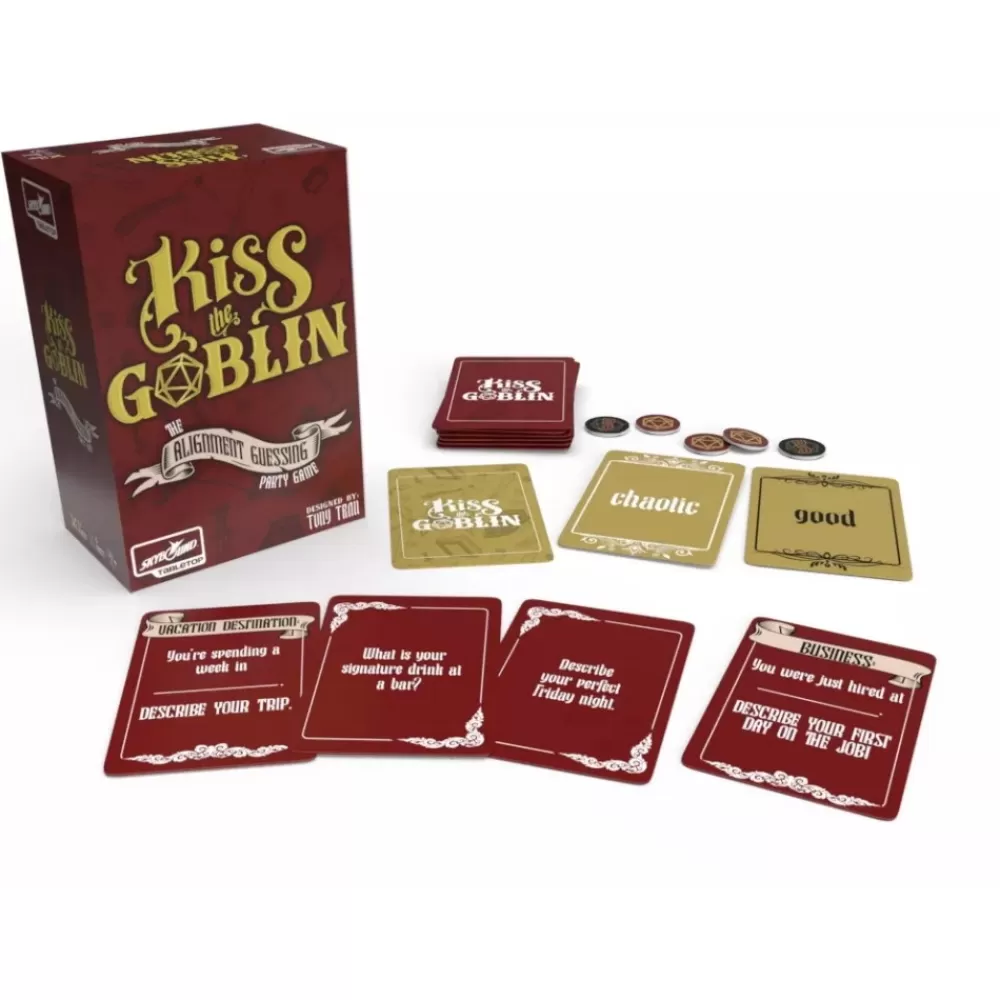 Skybound Tabletop Kiss The Goblin: The Alignment Party Guessing Game | Festspel