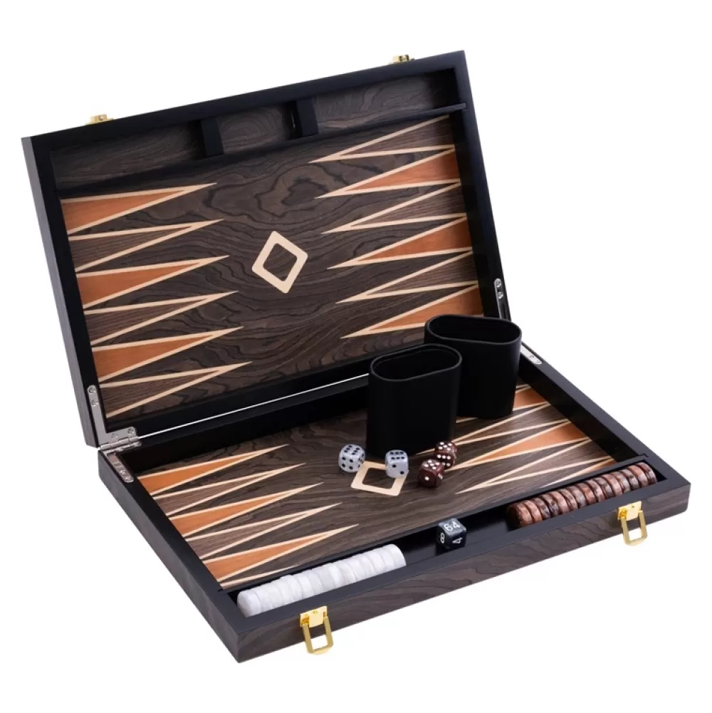 Best Longfield Games Longfield Backgammon Medium Brown Ebony