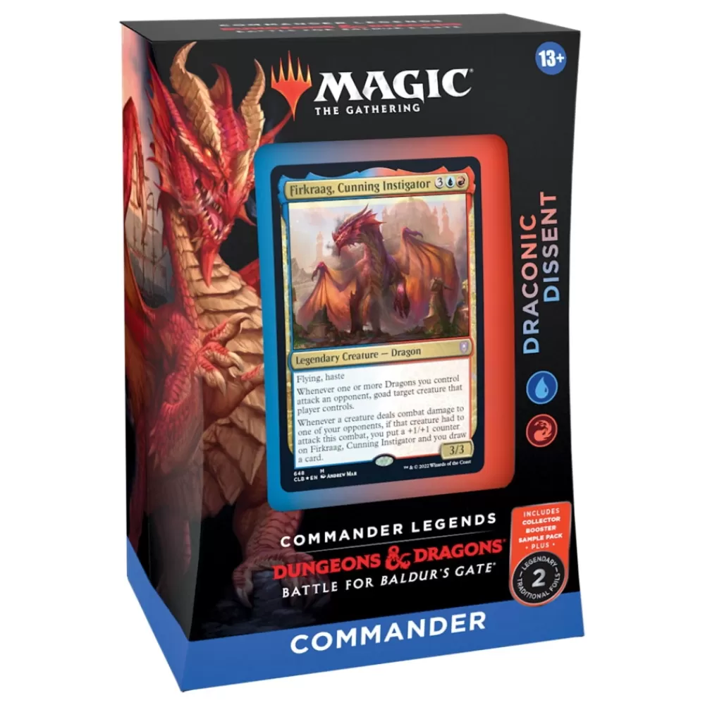 Magic The Gathering Magic: The Gathering - Draconic Dissent Commander Deck | Kortspel