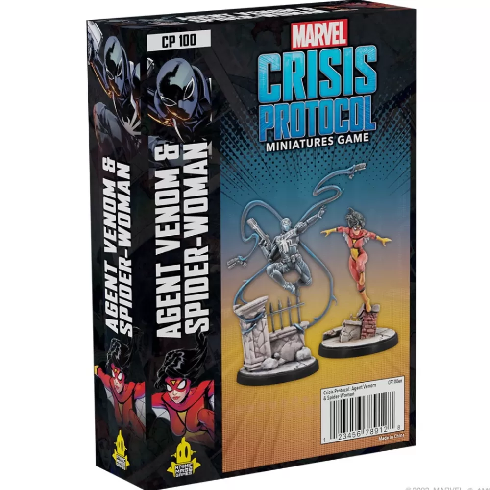 Best Atomic Mass Games Marvel: Crisis Protocol - Agent Venom And Spider-Woman (Exp.)