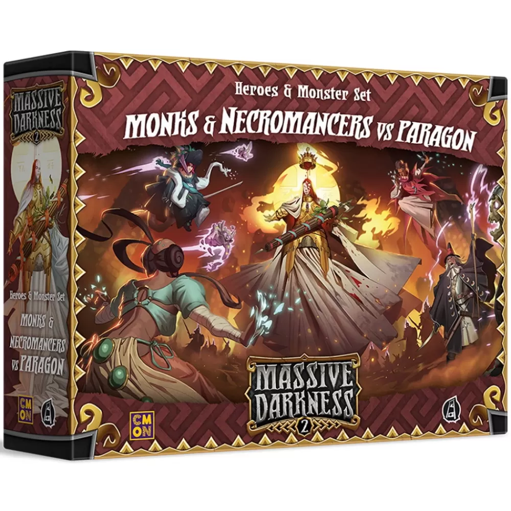 Best Sale Cool Mini or Not Massive Darkness 2: Monks & Necromancers Vs Paragon (Exp.)