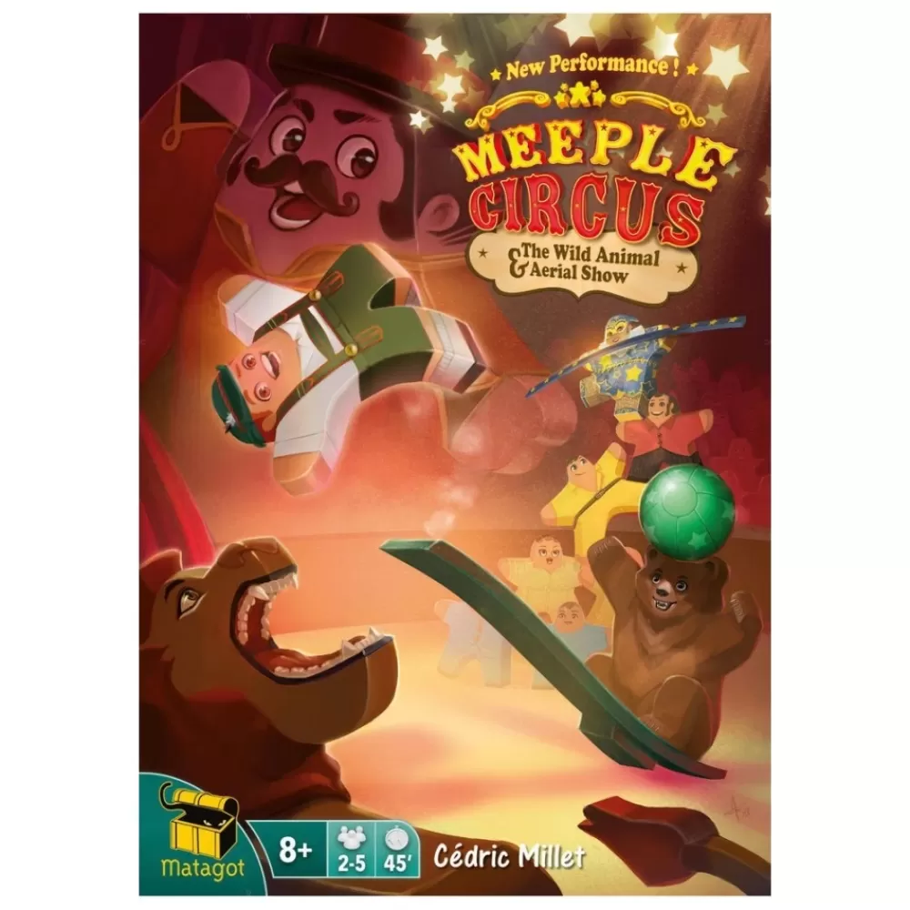 Cheap Matagot Meeple Circus: The Wild Animal & Aerial Show (Exp.)