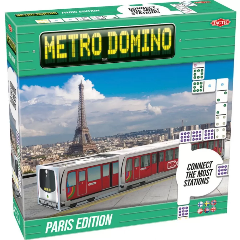 Tactic Metro Domino - Paris Edition | Familjespel