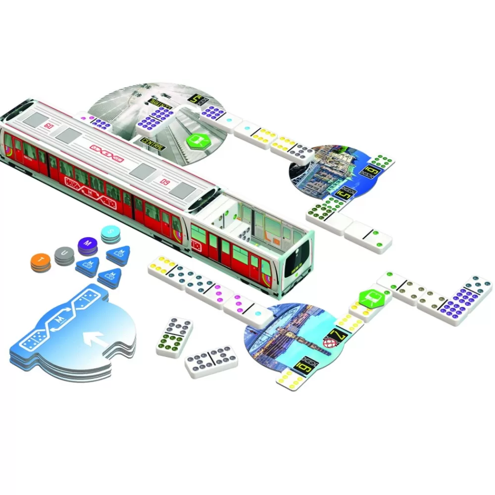 Tactic Metro Domino - Storstad Sverige | Familjespel