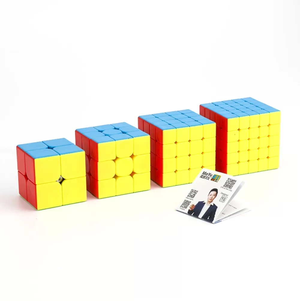 MoYu Meilong Stickerless - 4 Cube Box Set | Knep & Knåp