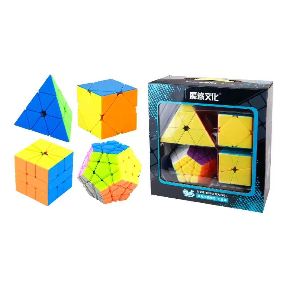 MoYu Meilong Twist Stickerless - 4 Cube Box Set | Knep & Knåp