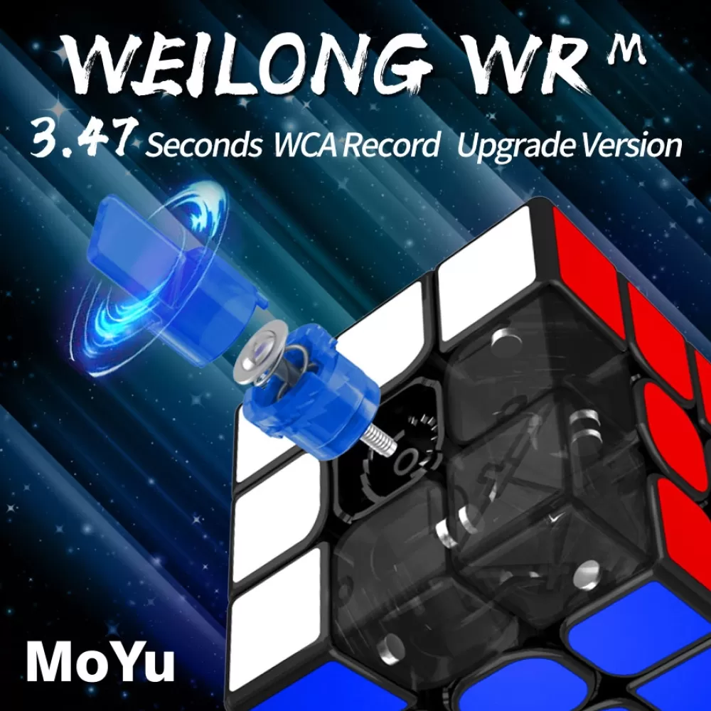 MoYu Weilong Wrm Magnetic Stickerless 3X3 | Knep & Knåp