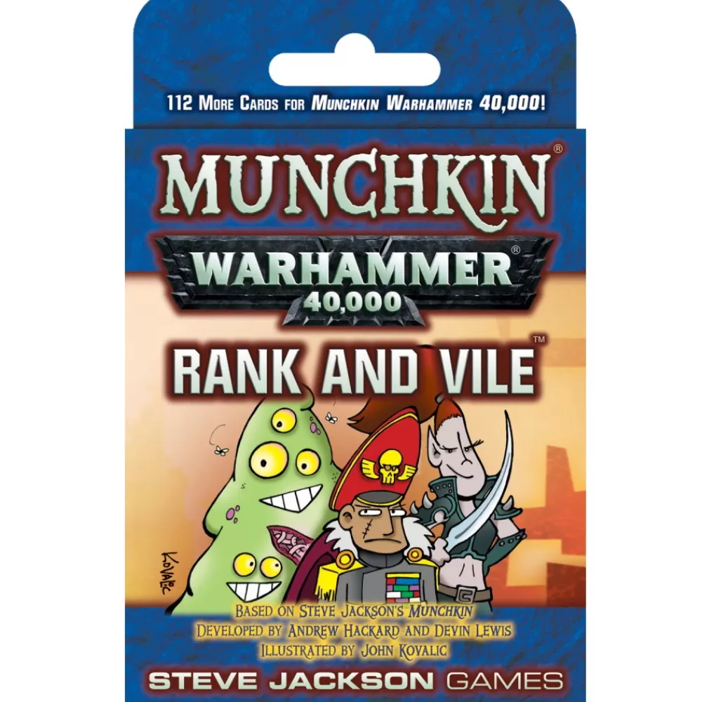 Hot Steve Jackson Games Munchkin Warhammer 40,000: Rank And Vile (Exp.)