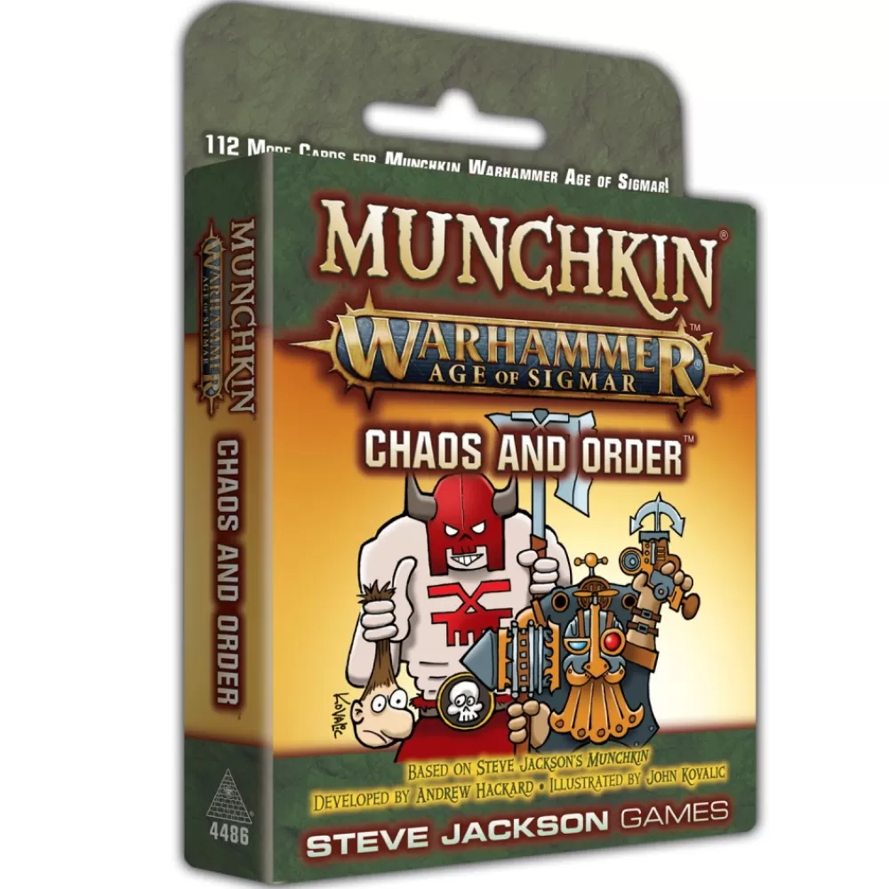 Best Sale Steve Jackson Games Munchkin Warhammer: Age Of Sigmar - Chaos And Order (Exp.)
