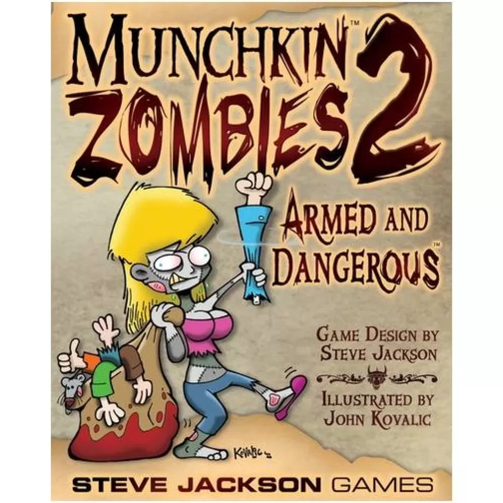 Hot Steve Jackson Games Munchkin Zombies 2: Armed And Dangerous (Exp.)