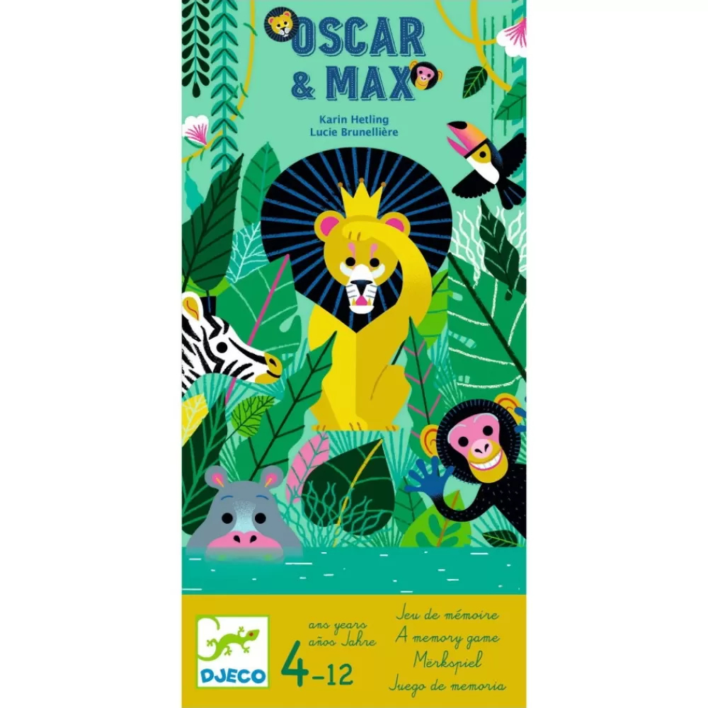 Djeco Oscar & Max (Swe) | Familjespel