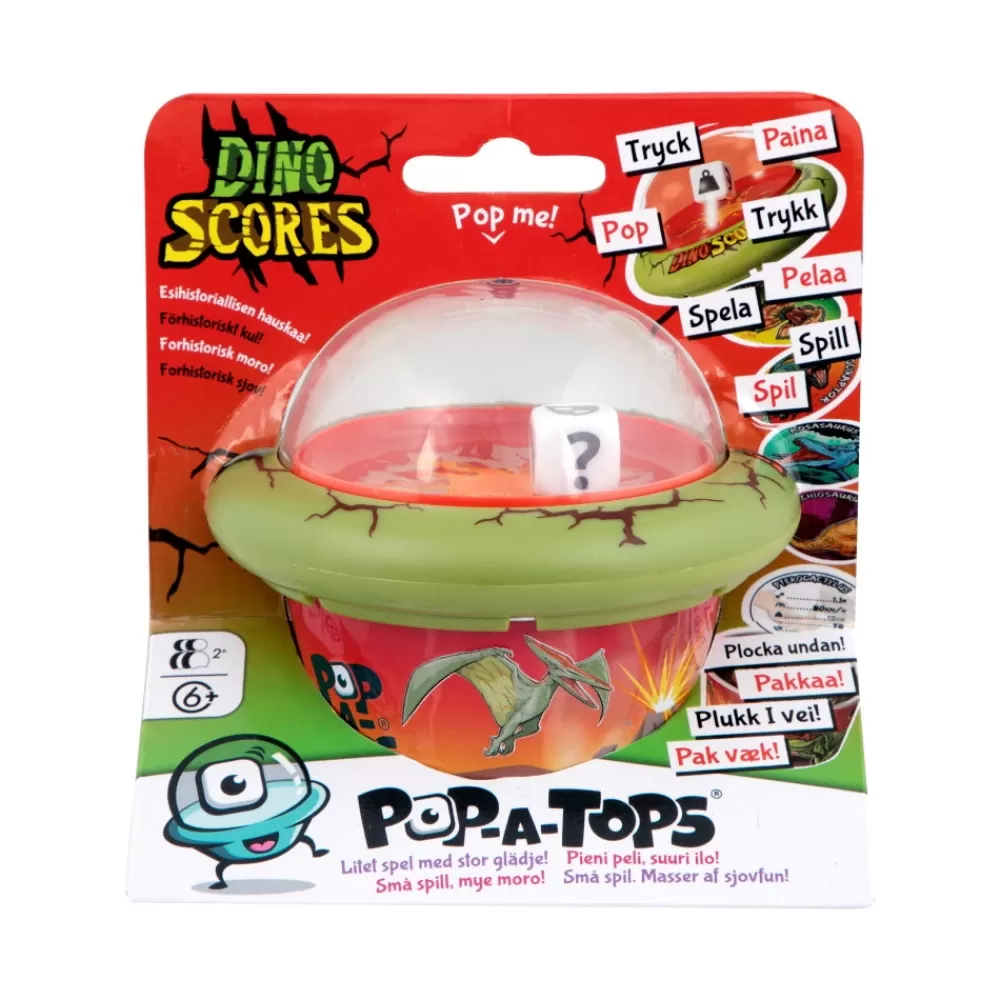 Peliko Pop-A-Tops Dino Scores | Familjespel