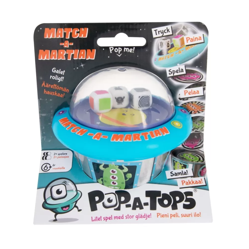 Peliko Pop-A-Tops Marsianer | Familjespel