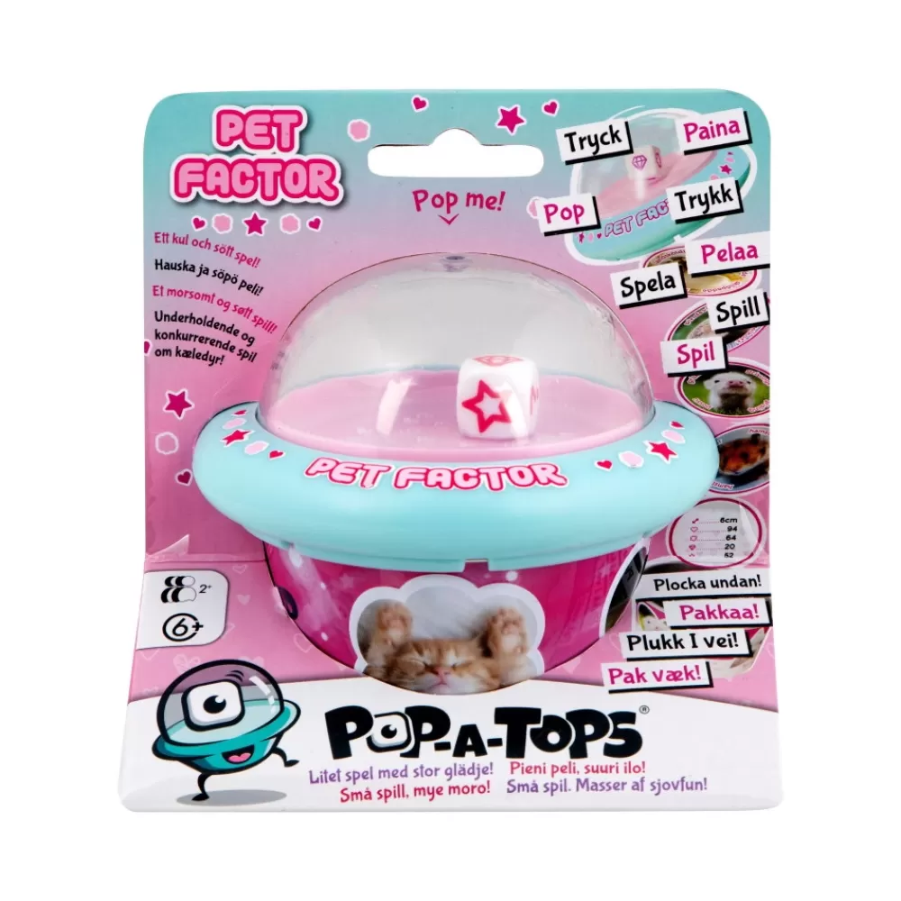 Peliko Pop-A-Tops Pet Factor | Familjespel