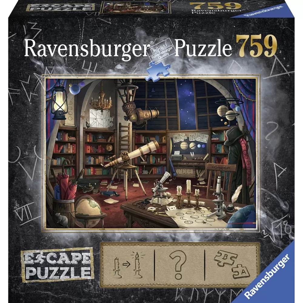 Ravensburger Pussel - Escape 1 Space Observatory 759 Bitar | Knep & Knåp