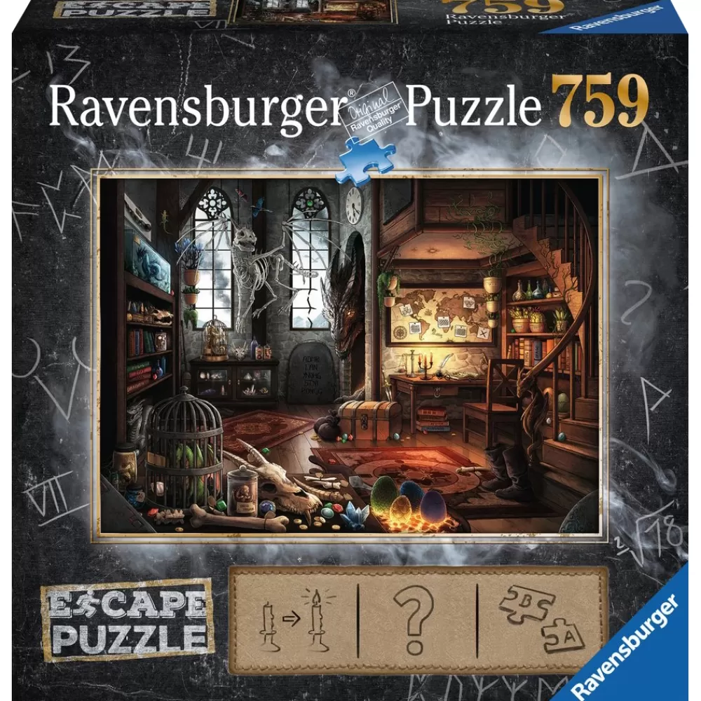 Ravensburger Pussel - Escape 5 Dragon Laboratory 759 Bitar | Knep & Knåp