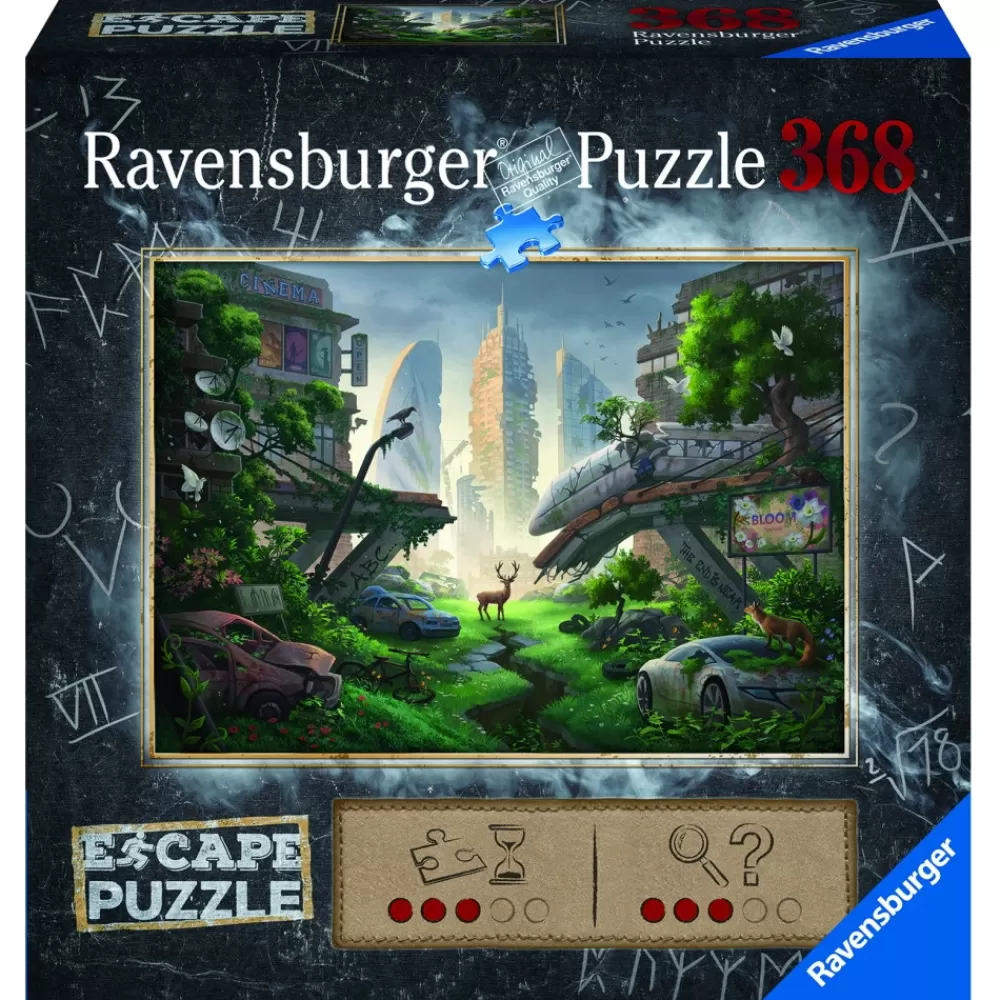 Ravensburger Pussel: Escape Desolated City 368 Bitar | Knep & Knåp