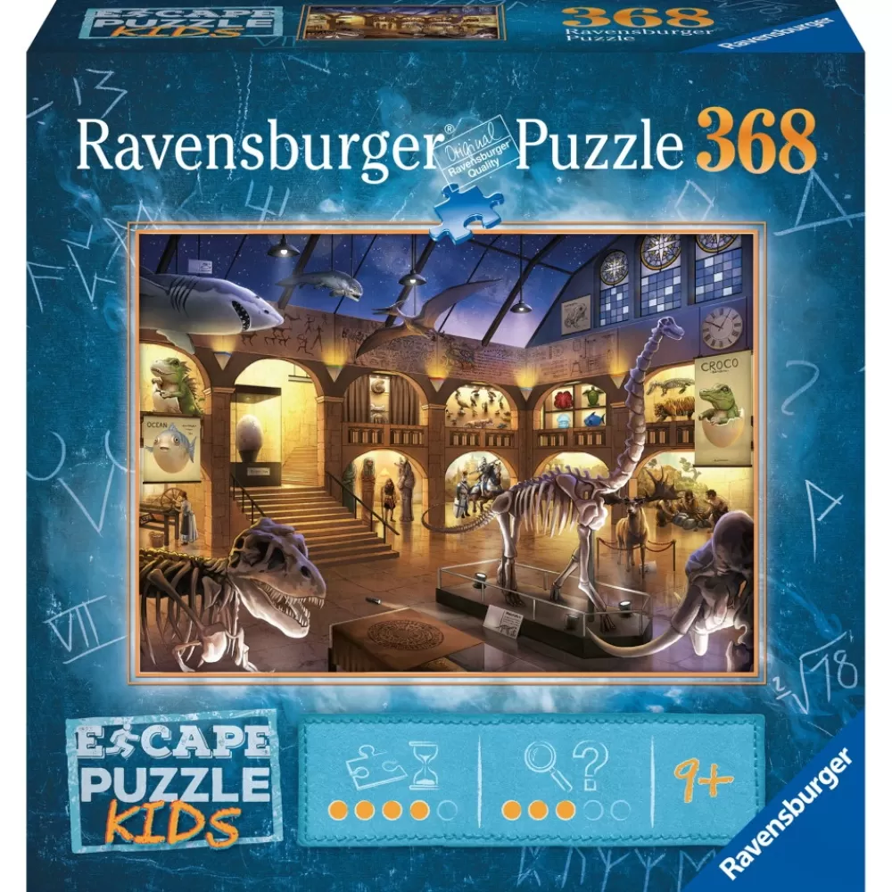 Ravensburger Pussel: Escape Kids - Pa Naturhistoriska Museet 368 Bitar | Knep & Knåp