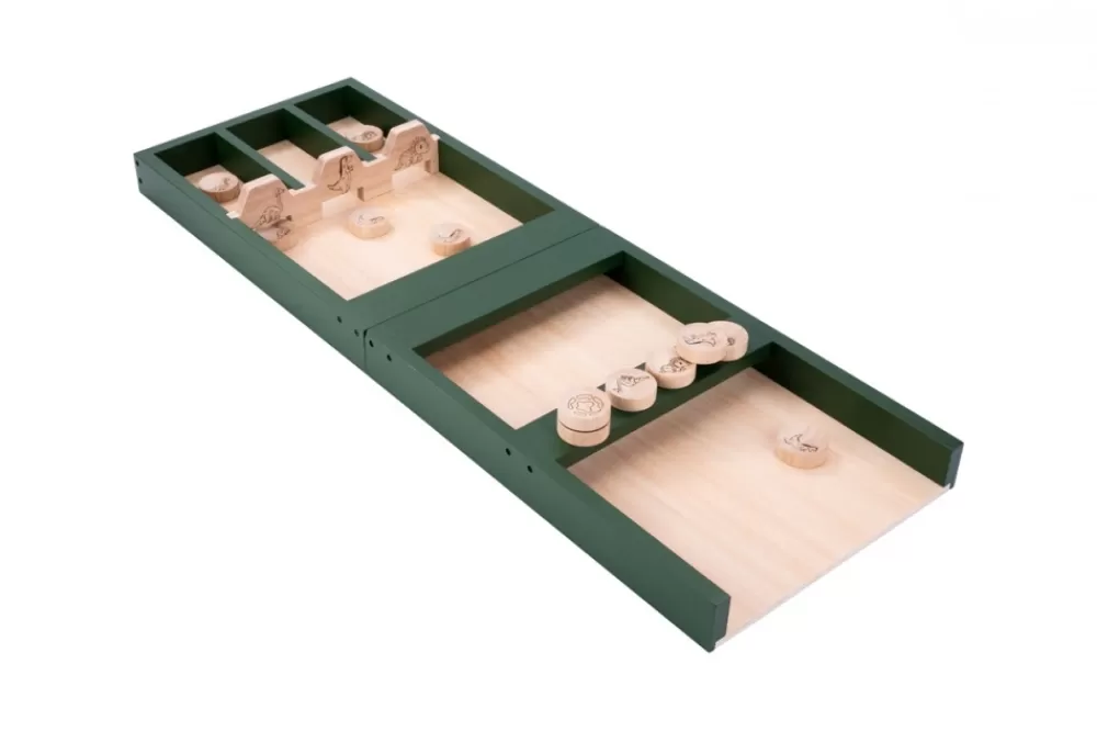 Longfield Games Shuffleboard Junior Green | Familjespel