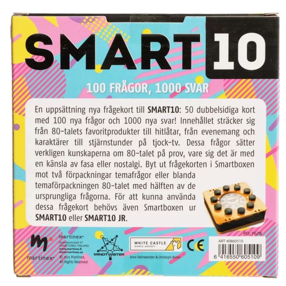 Discount Mindtwister Smart 10: Fragekort 80-Talet (Exp.)