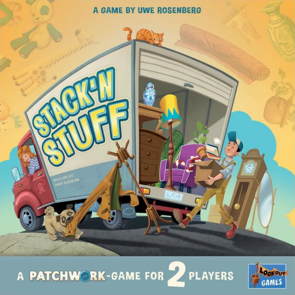 Lookout Games Stack''N Stuff: A Patchwork Game | Familjespel