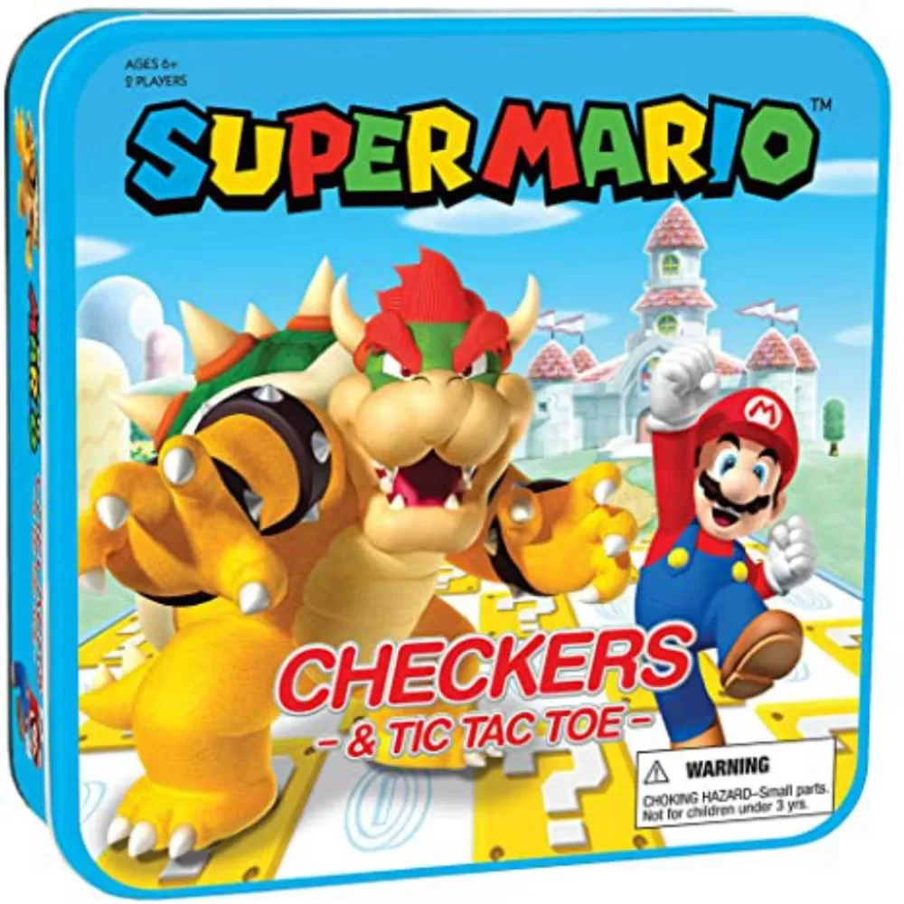 Usaopoly Super Mario Damspel - Bowser | Klassiska