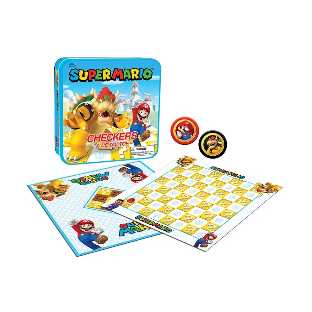 Usaopoly Super Mario Damspel - Bowser | Klassiska