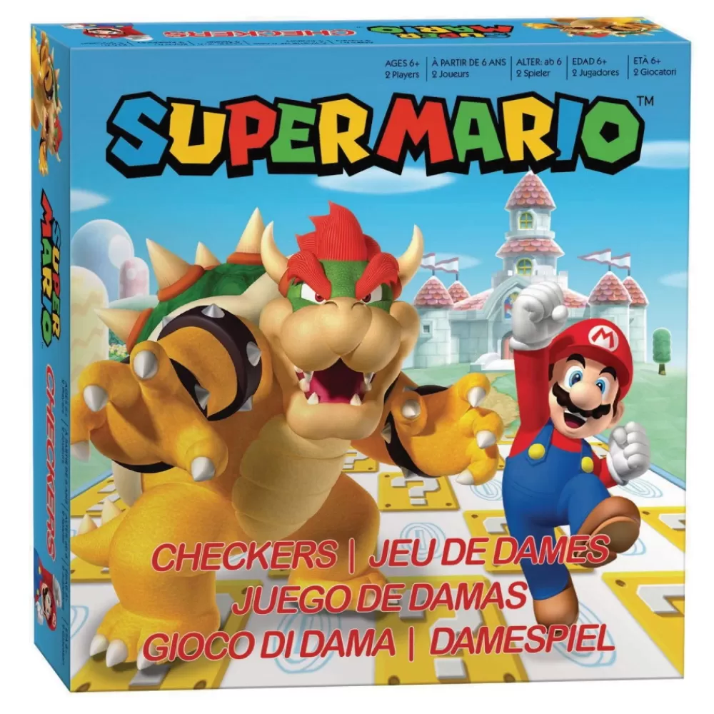 Usaopoly Super Mario Damspel International | Klassiska