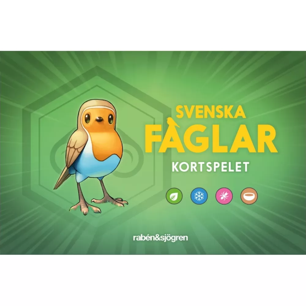 Rabén Sjögren Svenska Faglar - Kortspelet | Familjespel