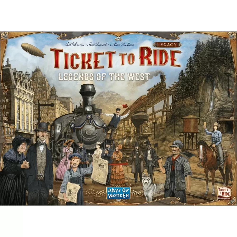 Days of Wonder Ticket To Ride Legacy: Legends Of The West | Familjespel