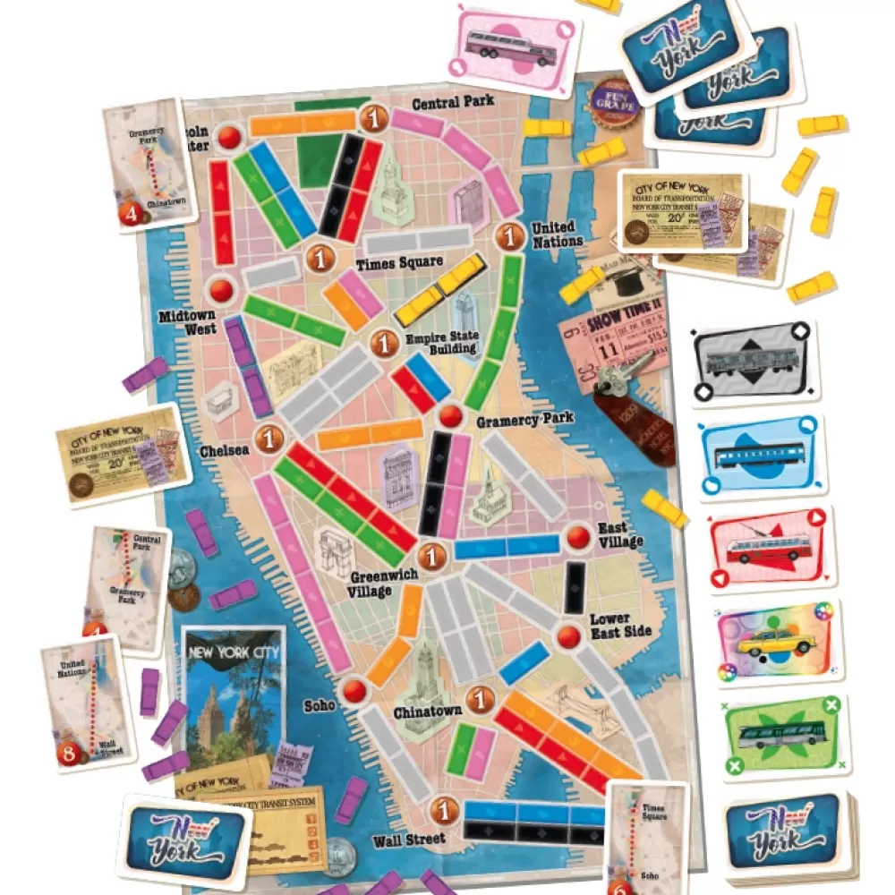 Days of Wonder Ticket To Ride: New York (Eng) | Familjespel