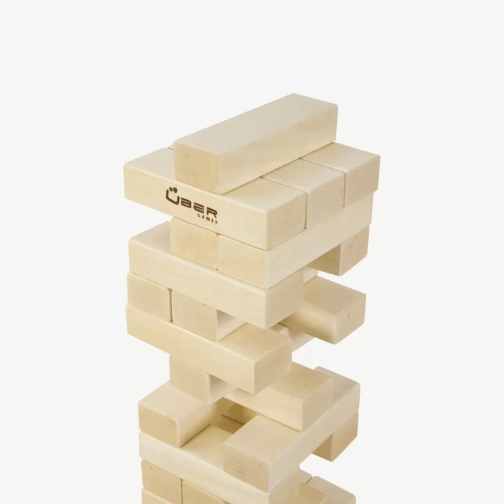 Uber Games Uber Giant Tumble Tower Hardwood | Familjespel