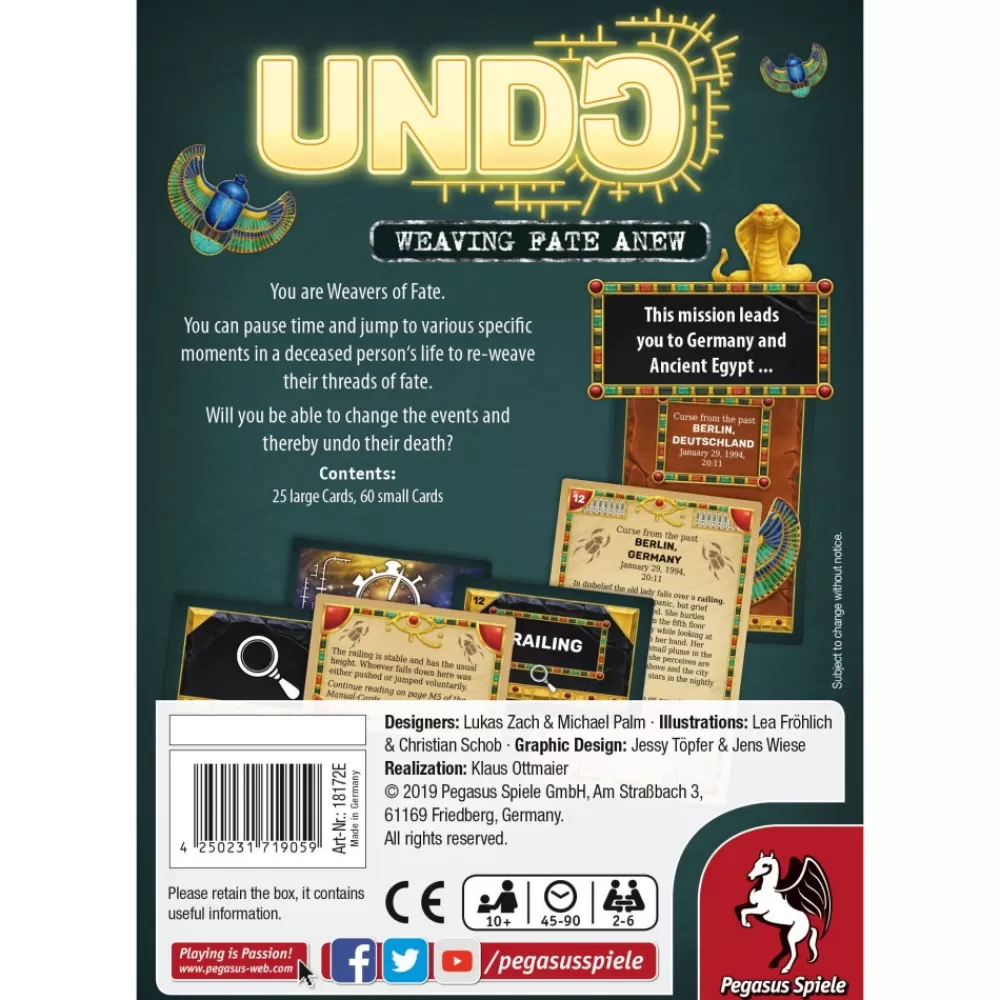 Clearance Pegasus Spiele Undo: Curse From The Past