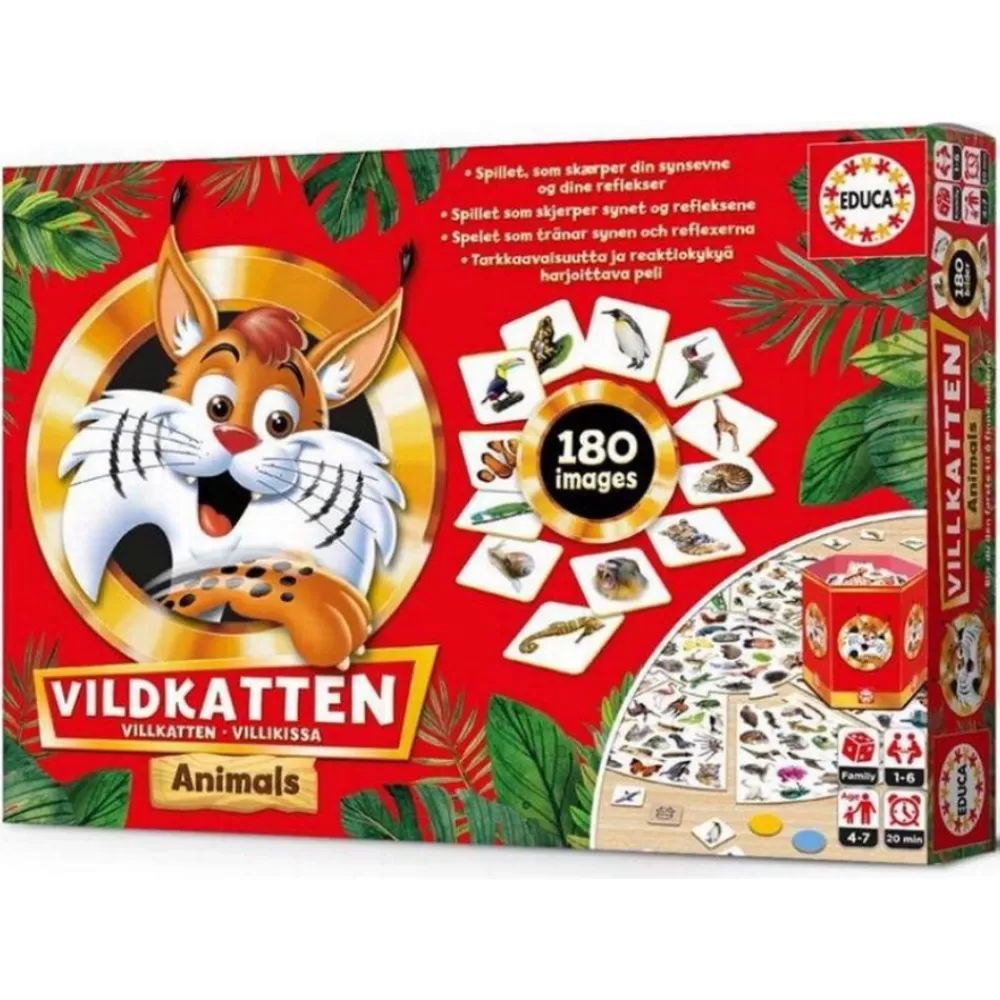 Best Sale Educa Vildkatten 180 Animals