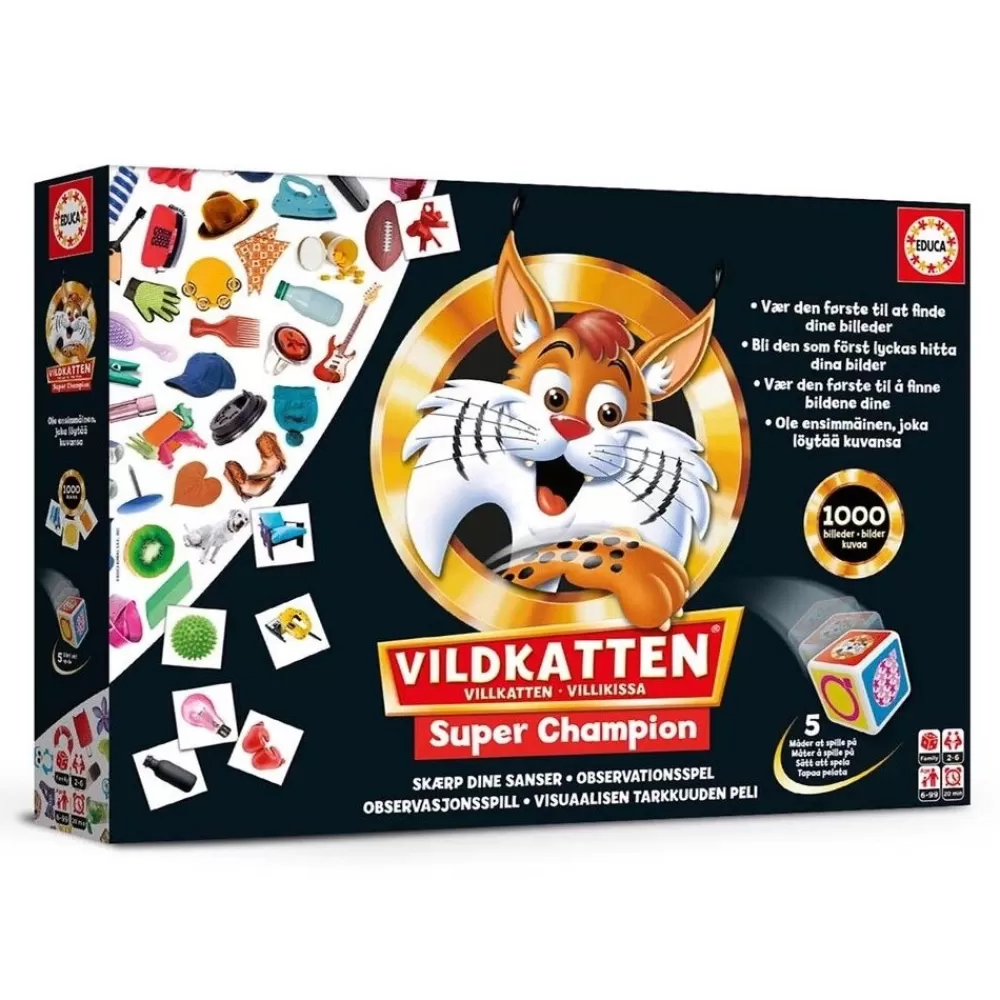 Clearance Educa Vildkatten Super Champion 1000